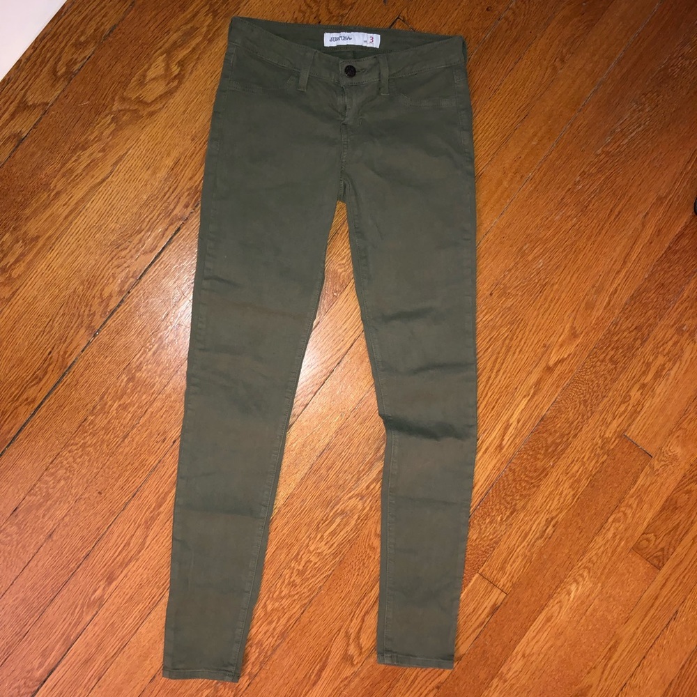 Just USA Olive Green Skinny Jeans